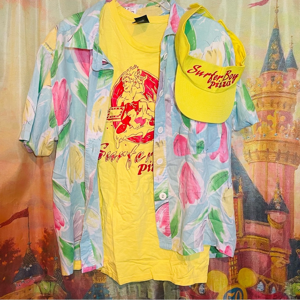 Stranger Things Argyle Surfer Boy Pizza Uniform